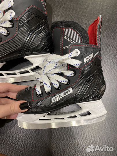 Коньки bauer детские бу