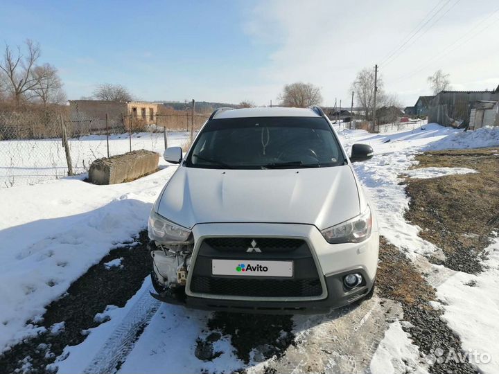 Mitsubishi ASX 2.0 CVT, 2010, битый, 224 543 км