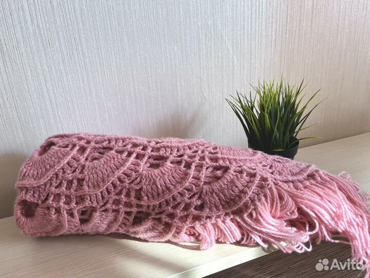 Шаль ажурная 80х160