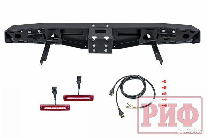 Бампер риф силовой задний УАЗ Патриот Пикап 2005+
