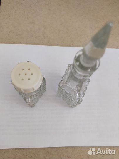 Набор для специй СССР стекло