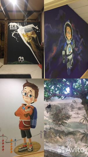 Роспись стен художник