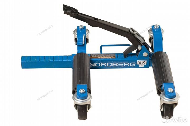 Домкрат подкатной для перемещения авто без колес