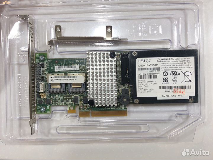 LSI00202 Megaraid Sas 9260-8i Raid контроллер