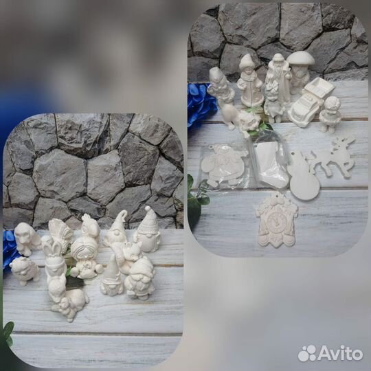 Игрушки из гипса