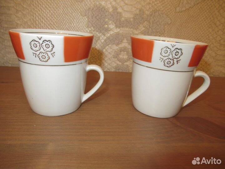 Чайные чашки фарфор СССР