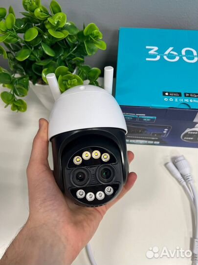 Видит номера камера уличная WiFi с зумом 8х (Арт.9