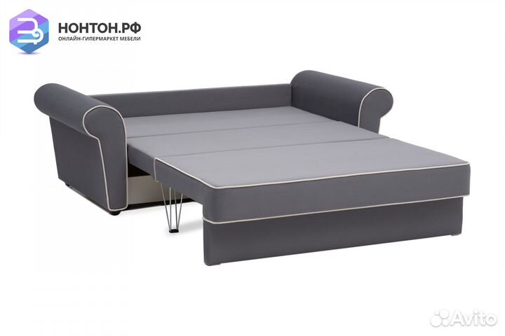 Диван еврокнижка Прованс темно-серый