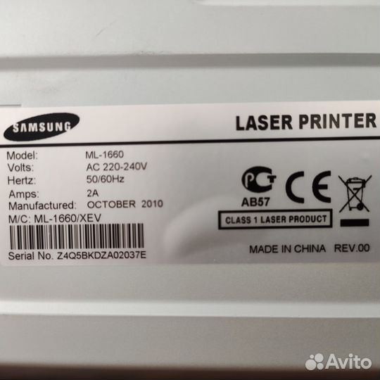 Принтер лазерный samsung ml 1660