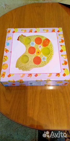 Новая пасхальная тарелка под яйца