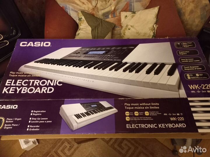 Синтезатор casio wk-220