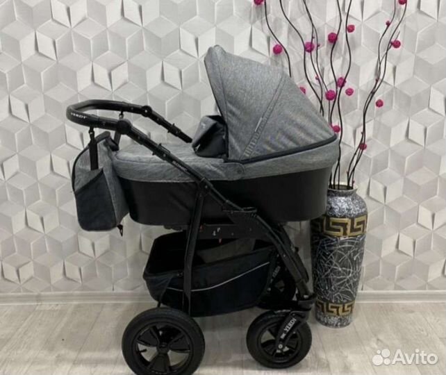 Коляска Verdi 3 в 1 Эко кожа Новая