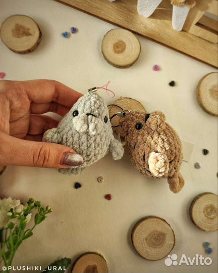 Вязаные игрушки ручной работы