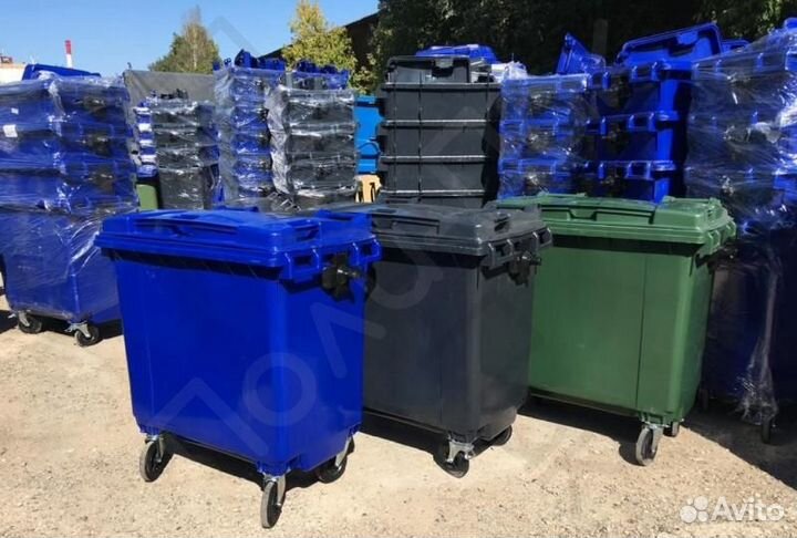 Пластиковый евроконтейнер 660л R5179