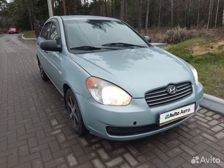 Hyundai Verna 1.4 МТ, 2007, 165 000 км