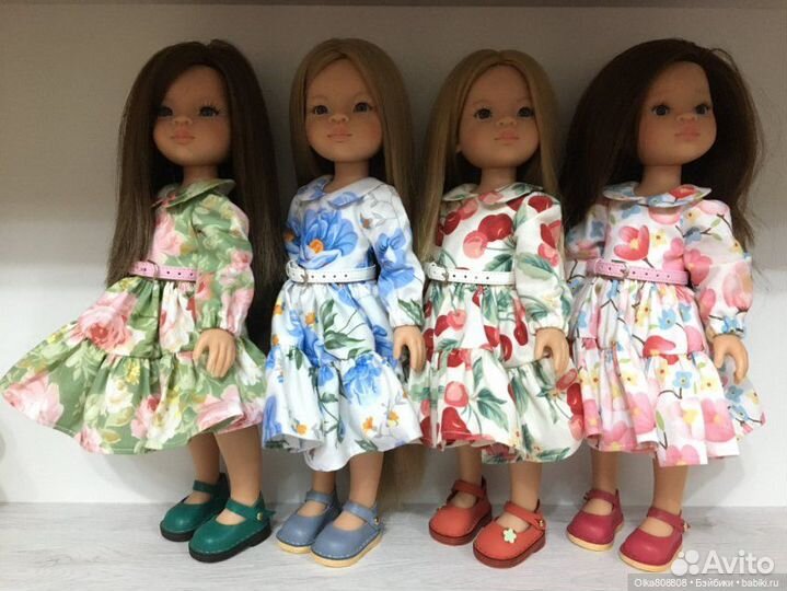 Платья и обувь для кукол Паола Рейна