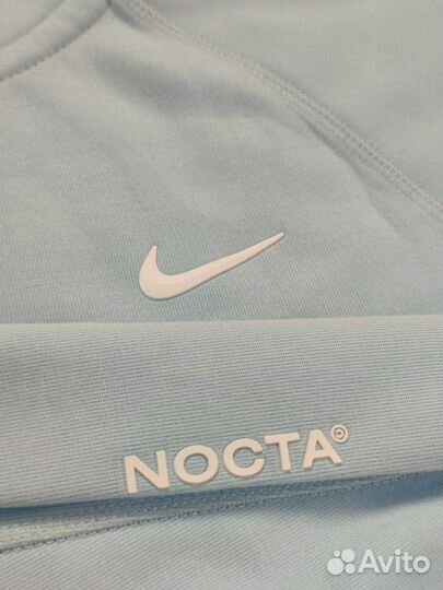 Зип-Худи Nike Tech Fleece Nocta Голубая