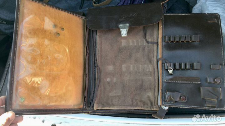 Сумка офицерская кожаная