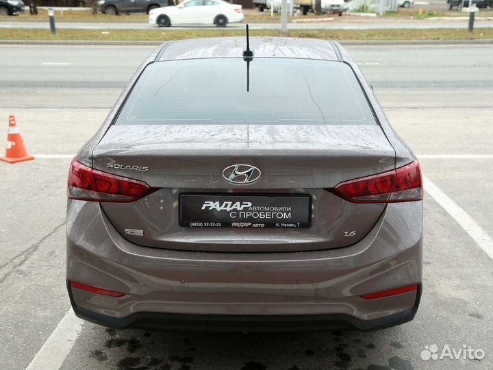 Hyundai Solaris 1.6 МТ, 2018, 62 800 км