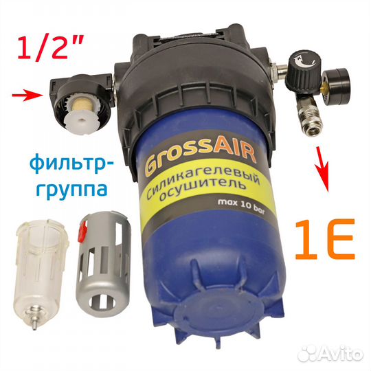 Фильтр-группа grossair 1E для очистки сжатого возд