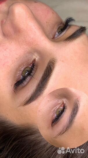 Перманентный макияж брови губы