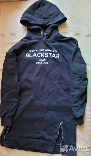 Платье толстовка black star