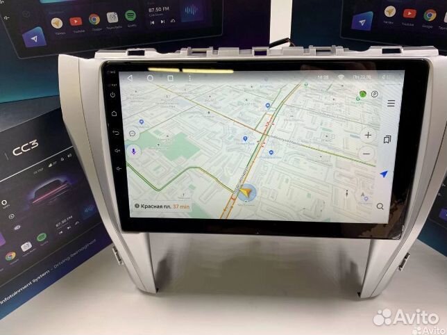 Магнитола Teyes сс3 2К 3/32 для Toyota Camry 55