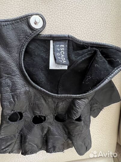 Перчатки женские кожаные для машины