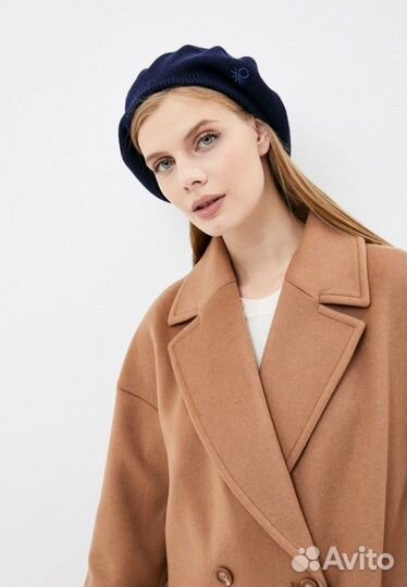 Берет синий united colors of benetton