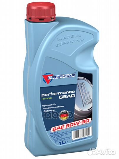 Prof 80W90 (1L) hypoid performance gear масло