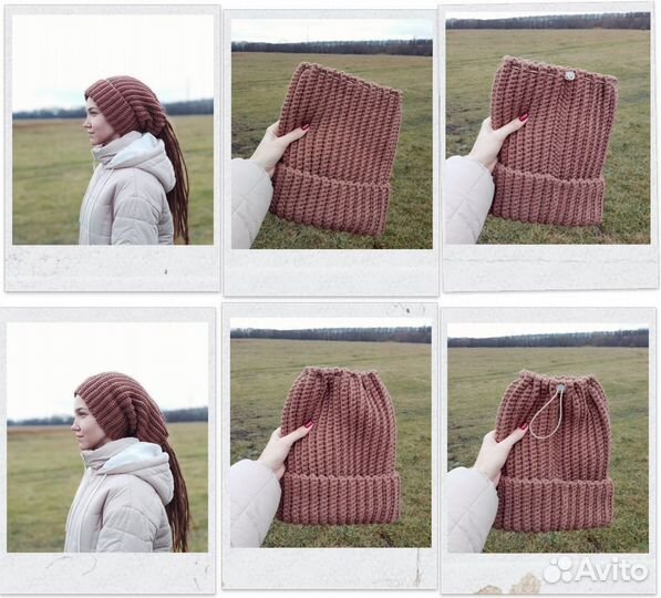 Шапка для дредов