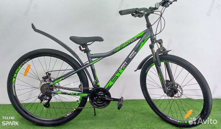 Stels navigator 710 md 27.5д рост 16 зелен-черный