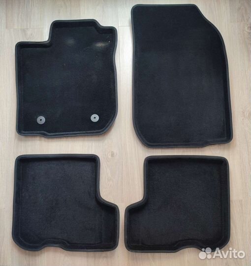 Текстильные коврики на Рено Сандеро 2 (комплект)