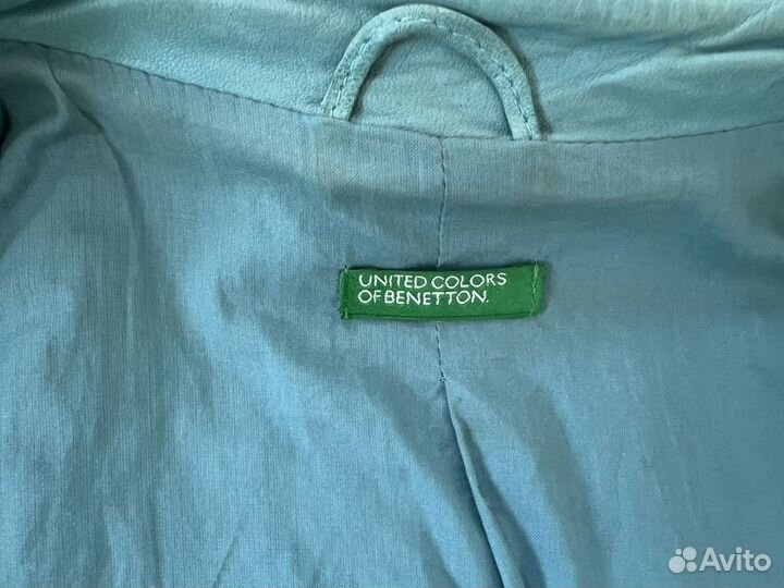 Куртка кожаная Benetton