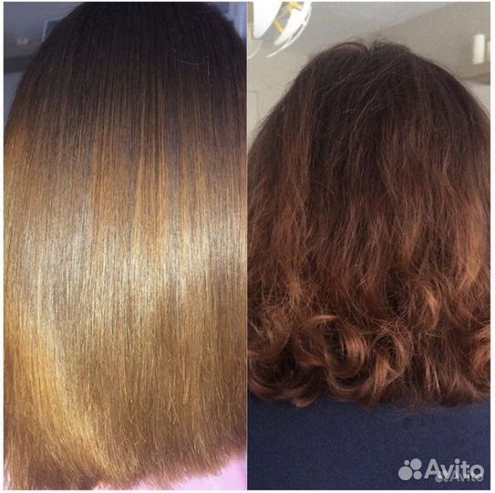 Кератиновое выпрямление волос, Ботокс волос и т.д