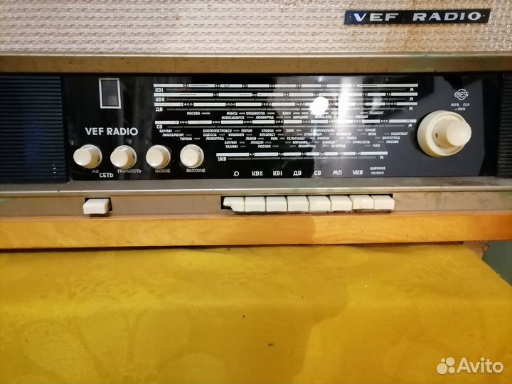Радиола VEF radio, все работает