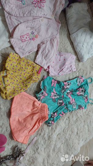 Пакет вещей на девочку 6-9 мес
