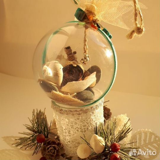 Шар елочный новогодний 