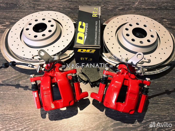 Задние тормоза audi RS3 ttrs TTS golf6R