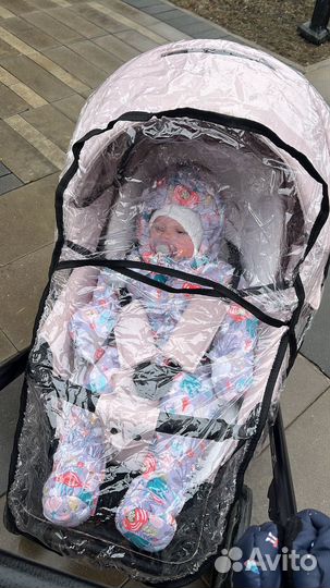 Коляска adamex 3 в 1 бу