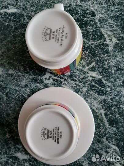 Кофейная чашка с блюдцем 100мл