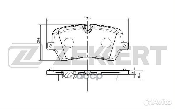 Колодки торм диск задн Land Rover Discovery V 1