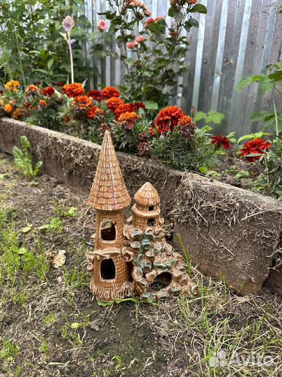 Декор для аквариума, замок для аквариума