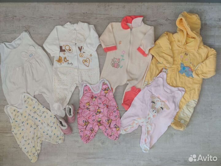 Одежда пакетом на девочку 56