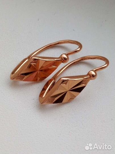 Золотые серьги 583 СССР