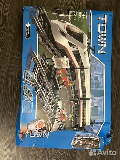 Конструктор lego поезд 659