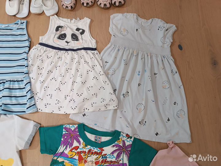 Летний пакет одежды для девочки 92 размер