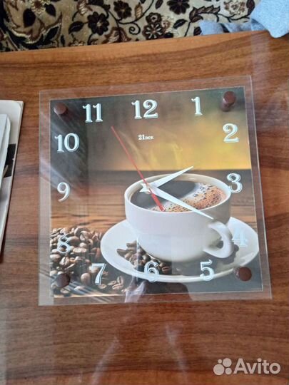 Часы настенные кухонные для любителей кофе