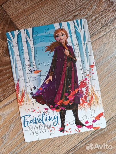 Пазлы пакетом. Для детей 6 штук