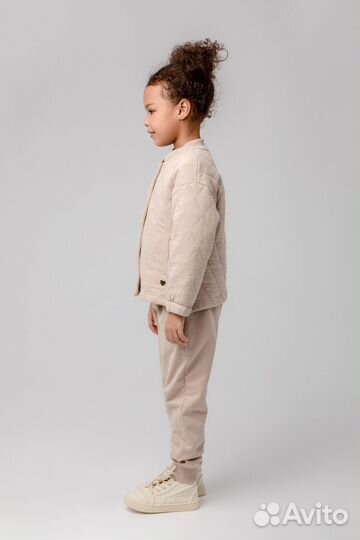 Брюки для девочки Crockid кр 400520 темно-б (110)